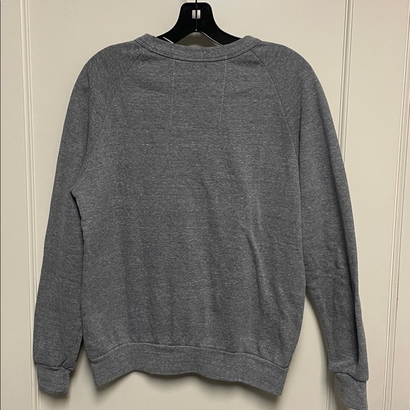 Aviator Nation Gray and Blue Crewneck Sweater - Picture 4 of 6